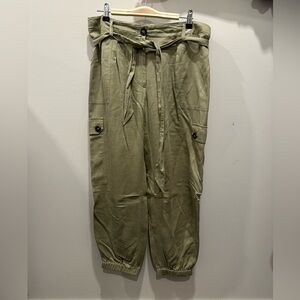 ME+EM Cargo Trouser in Olive size 10 (UK size 14)